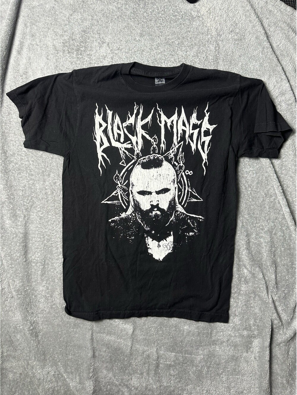 WWE Aleister Black Black Magic T Shirt Medium Authentic Wear Wrestling